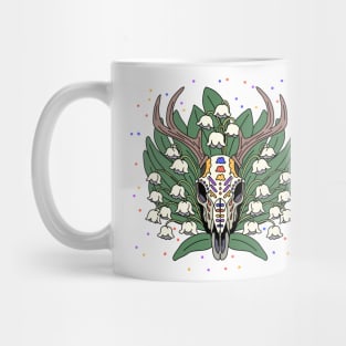 May's Lily of the Valley & Deer Skull Mug
